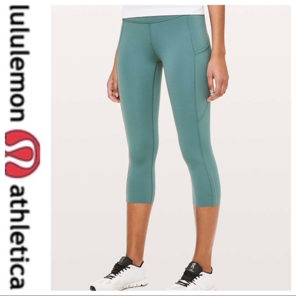 💕SALE💕 Lululemon Fast & Free Crop II *Nulux - Picture 3 of 12